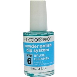 CUCCIO PRO Powder polish brush cleaner step 6 - brush saver
